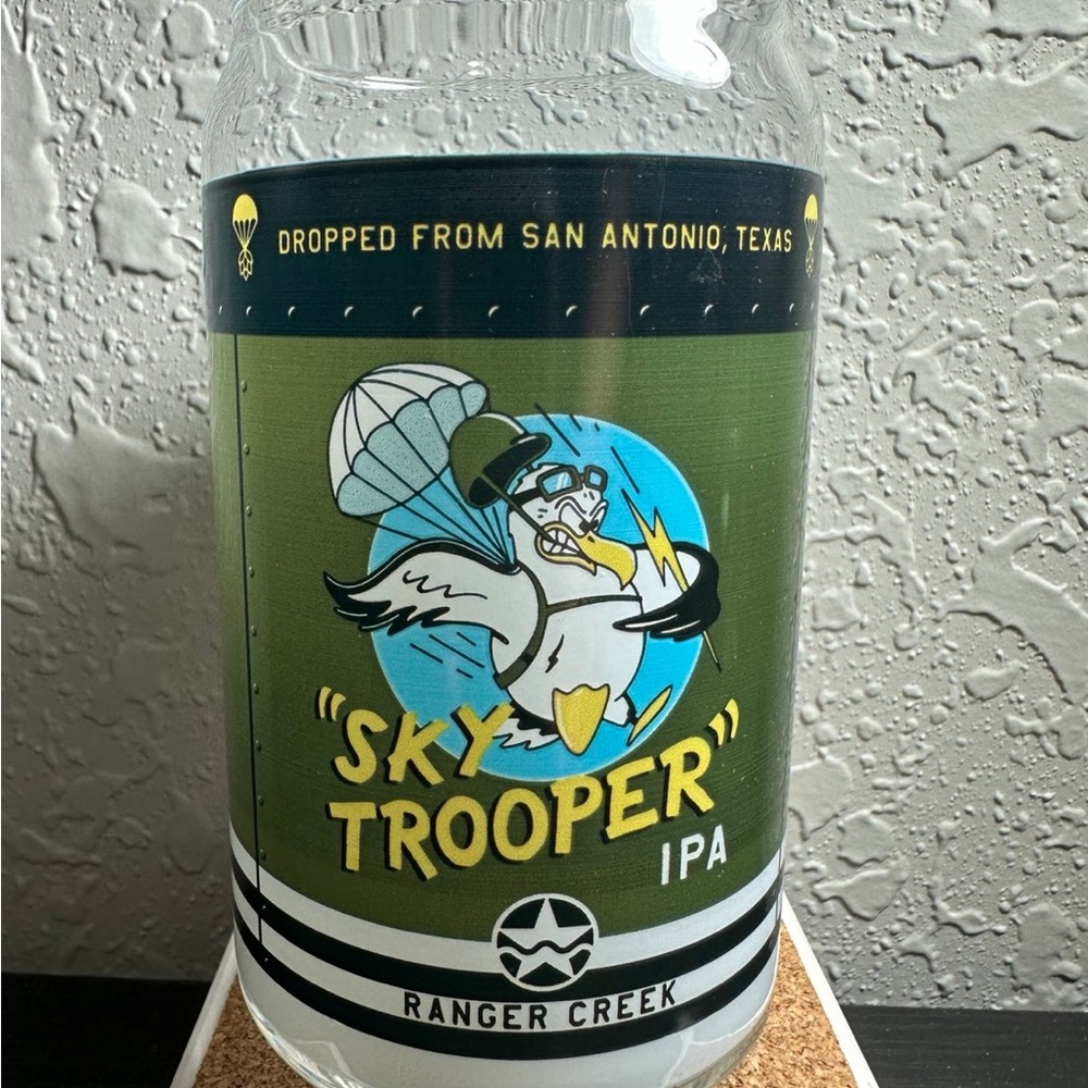Ranger Creek distillery Sky Trooper IPA Glass San Antonio